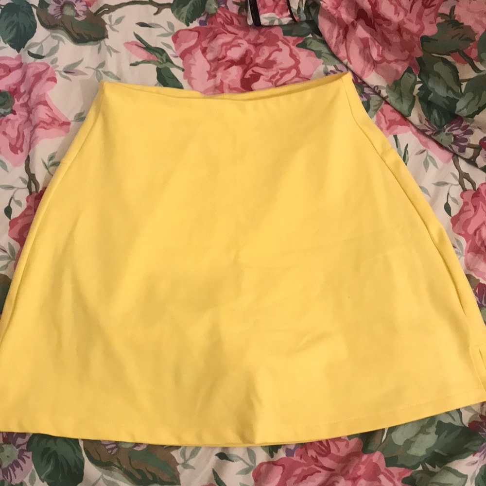 Girlfriend Collective Yellow Skirt